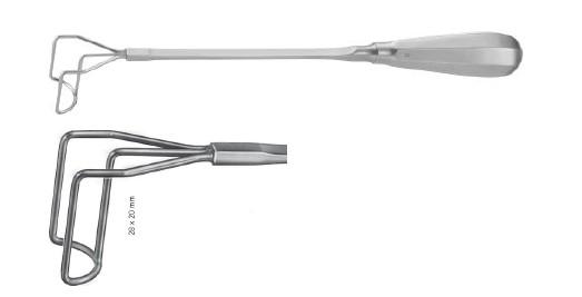 АОРТАЛЬН. КЛАПАН РЕТРАКТОР 28X20MM 270MM